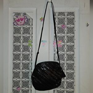 Meyers black clutch purse